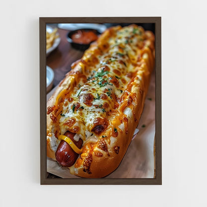 ap-hot dog-2 cadre Bois foncé
