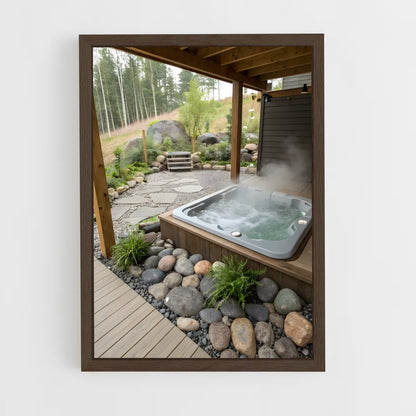 ap-hot tub-5 cadre Bois foncé
