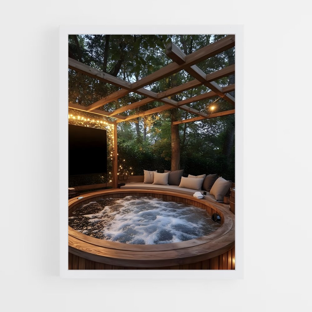 ap-hot tub-8 cadre Blanc