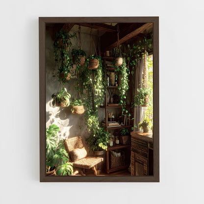 ap-house-15 cadre Bois foncé