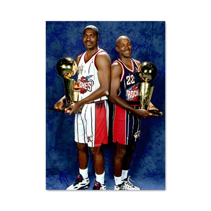 Poster Trophées des Rockets