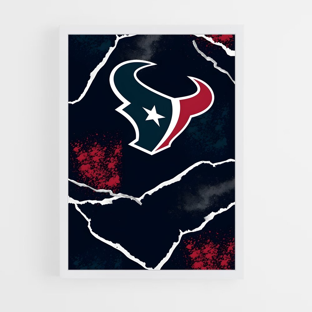 ap-houston texans-4 cadre Blanc
