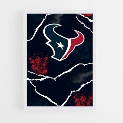ap-houston texans-4 cadre Blanc