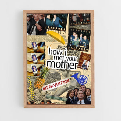 ap-how i met your mother-4 cadre Bois clair
