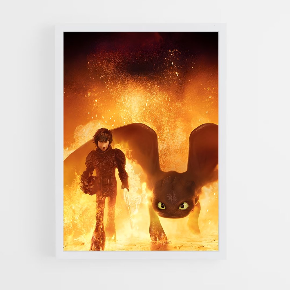 ap-how to train your dragon-2 cadre Blanc