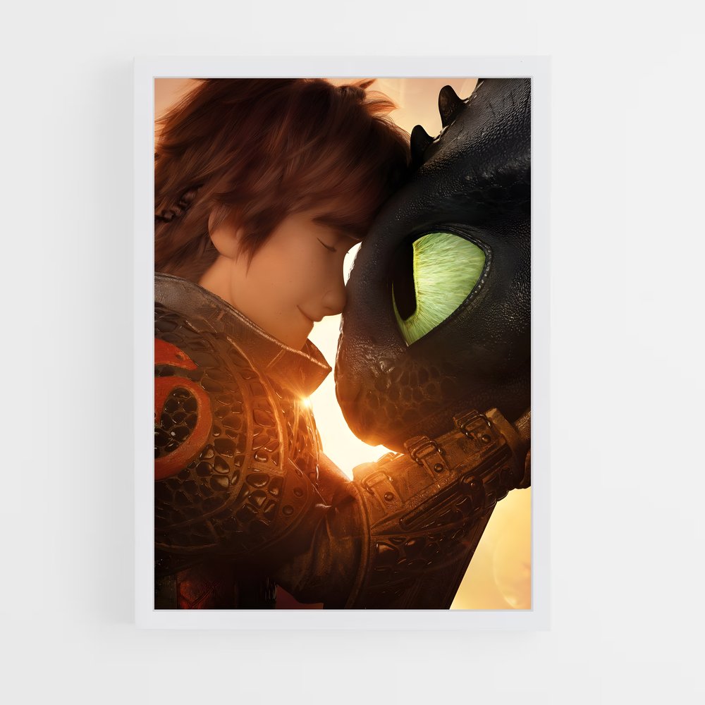ap-how to train your dragon-3 cadre Blanc