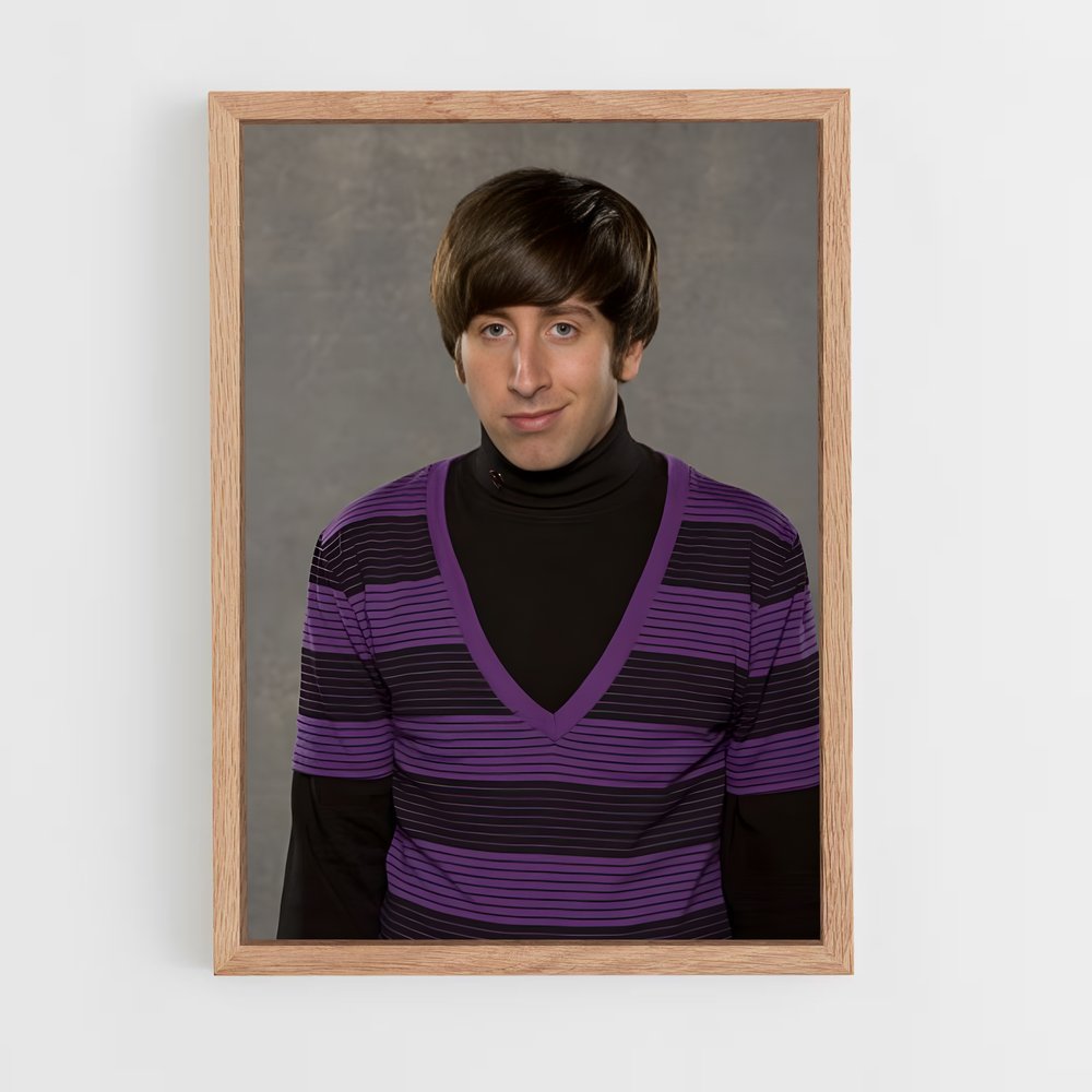 ap-howard wolowitz-2 cadre Bois clair