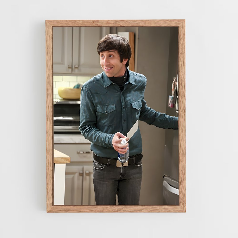 ap-howard wolowitz-4 cadre Bois clair