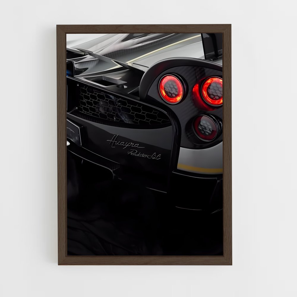 ap-huayra bc roadster-2 cadre Bois foncé