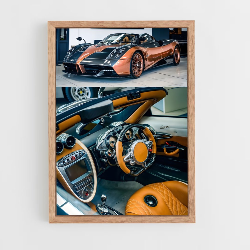 ap-huayra roadster-2 cadre Bois clair