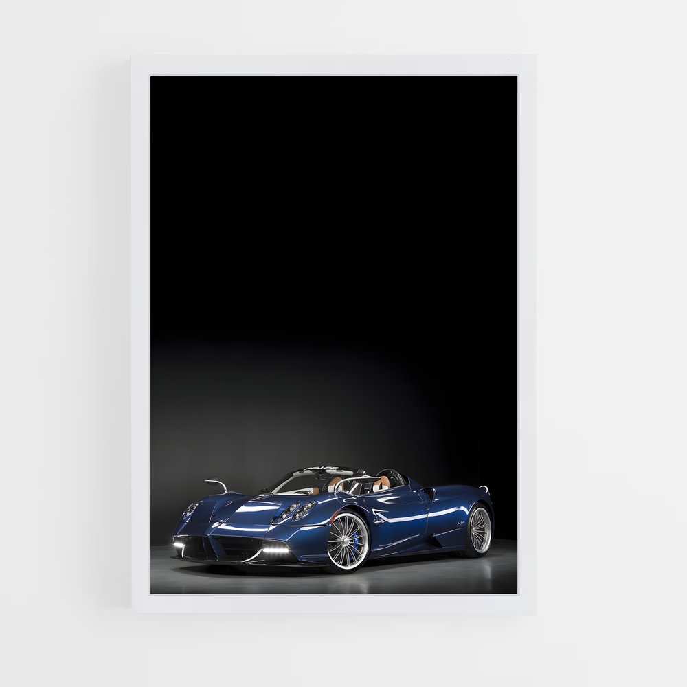 ap-huayra roadster-4 cadre Blanc