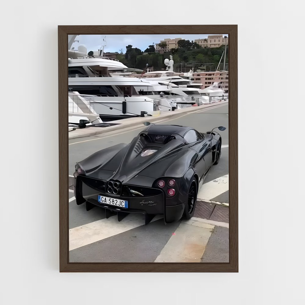 ap-huayra roadster-5 cadre Bois foncé
