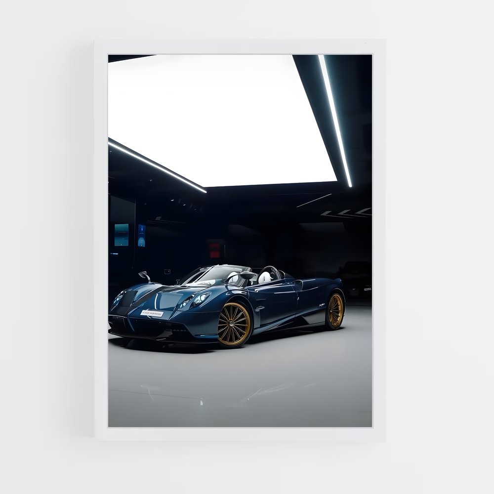 ap-huayra roadster-6 cadre Blanc