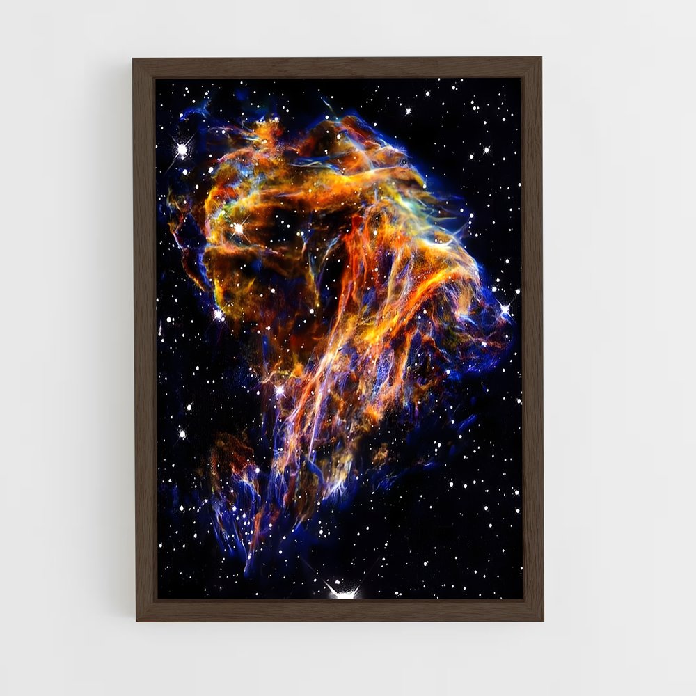 ap-hubble space telescope-2 cadre Bois foncé