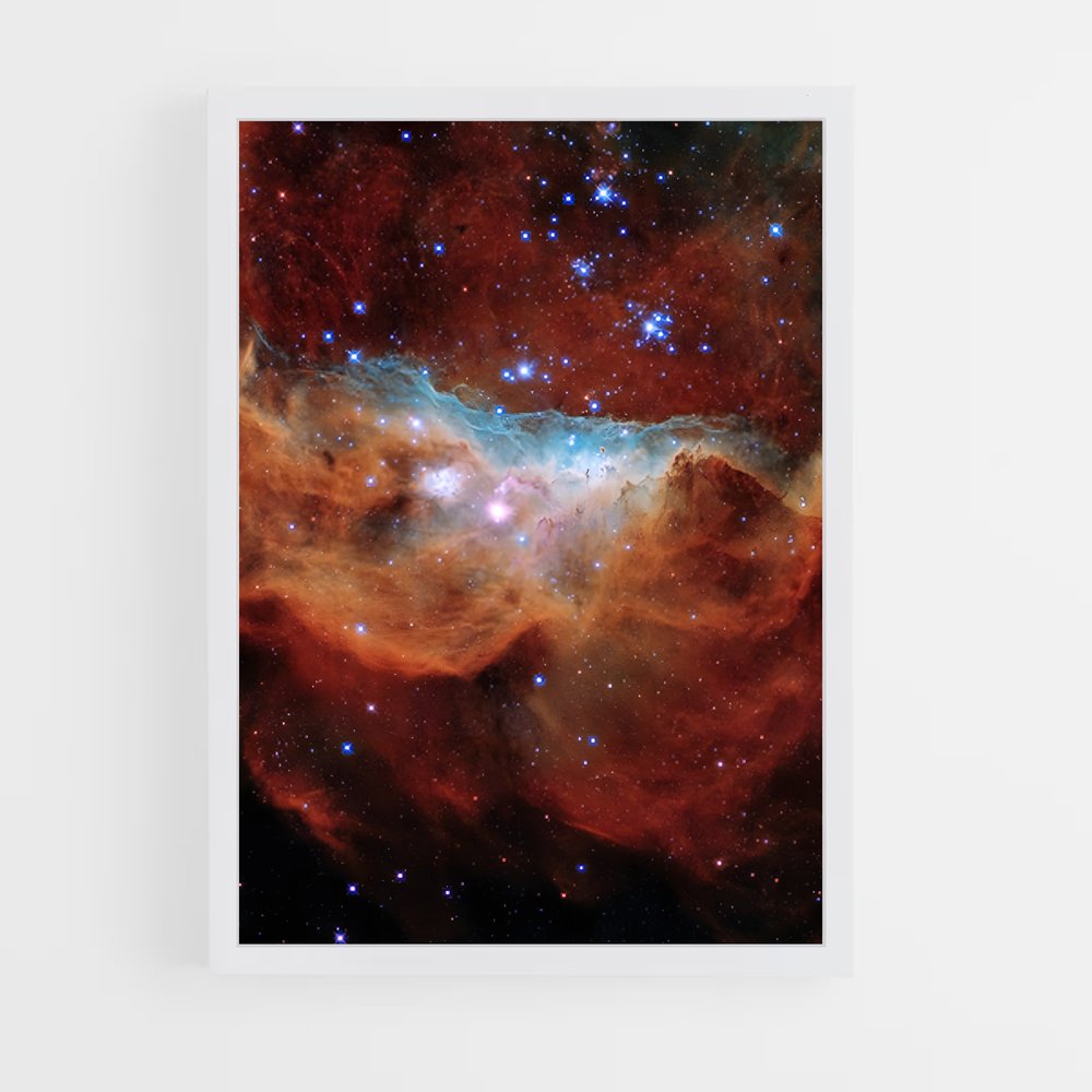ap-hubble space telescope-4 cadre Blanc