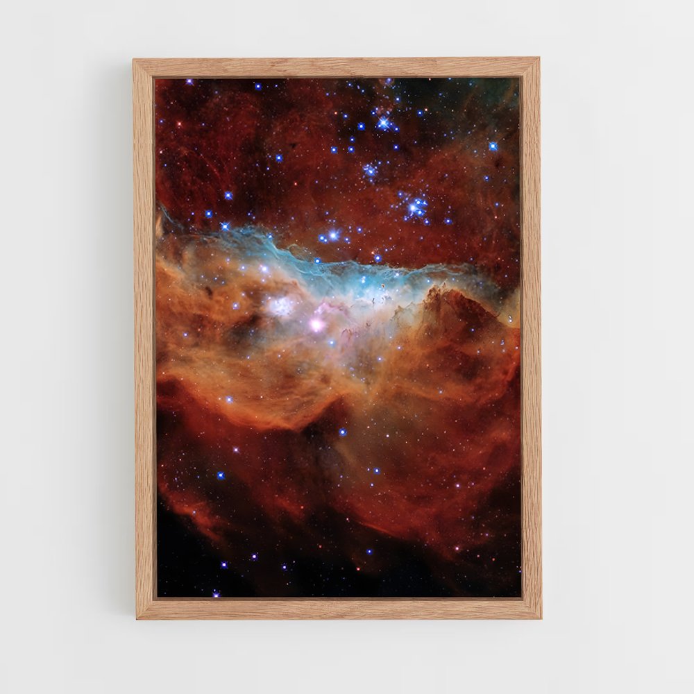 ap-hubble space telescope-4 cadre Bois clair