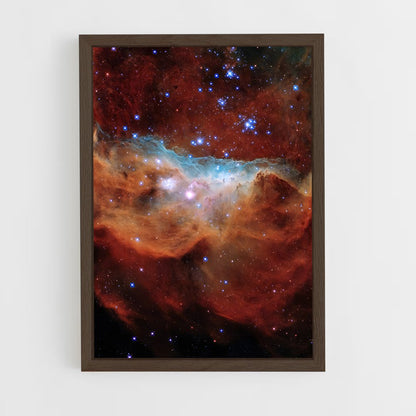 ap-hubble space telescope-4 cadre Bois foncé