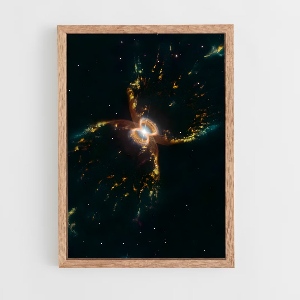 ap-hubble space telescope-7 cadre Bois clair