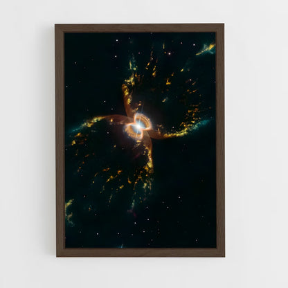 ap-hubble space telescope-7 cadre Bois foncé