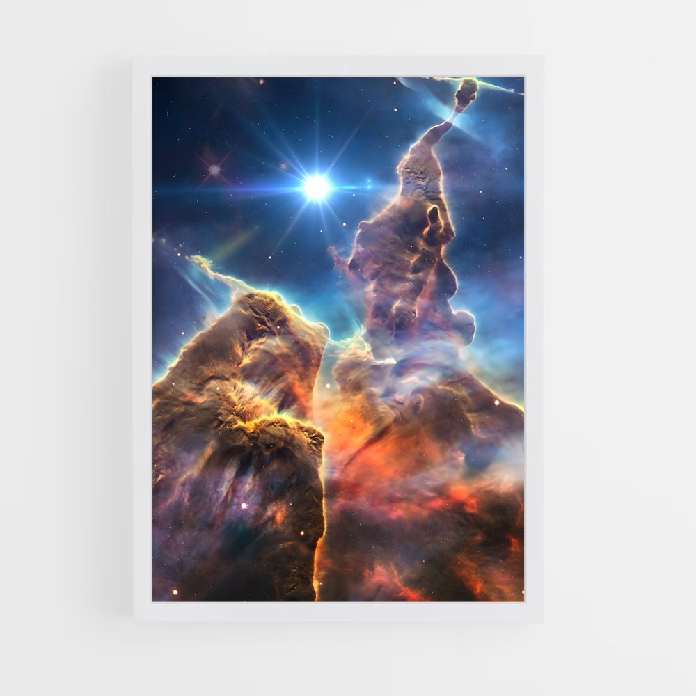ap-hubble space telescope-8 cadre Blanc