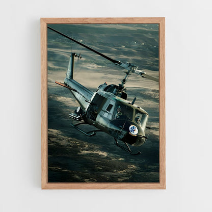 ap-huey uh-1-4 cadre Bois clair