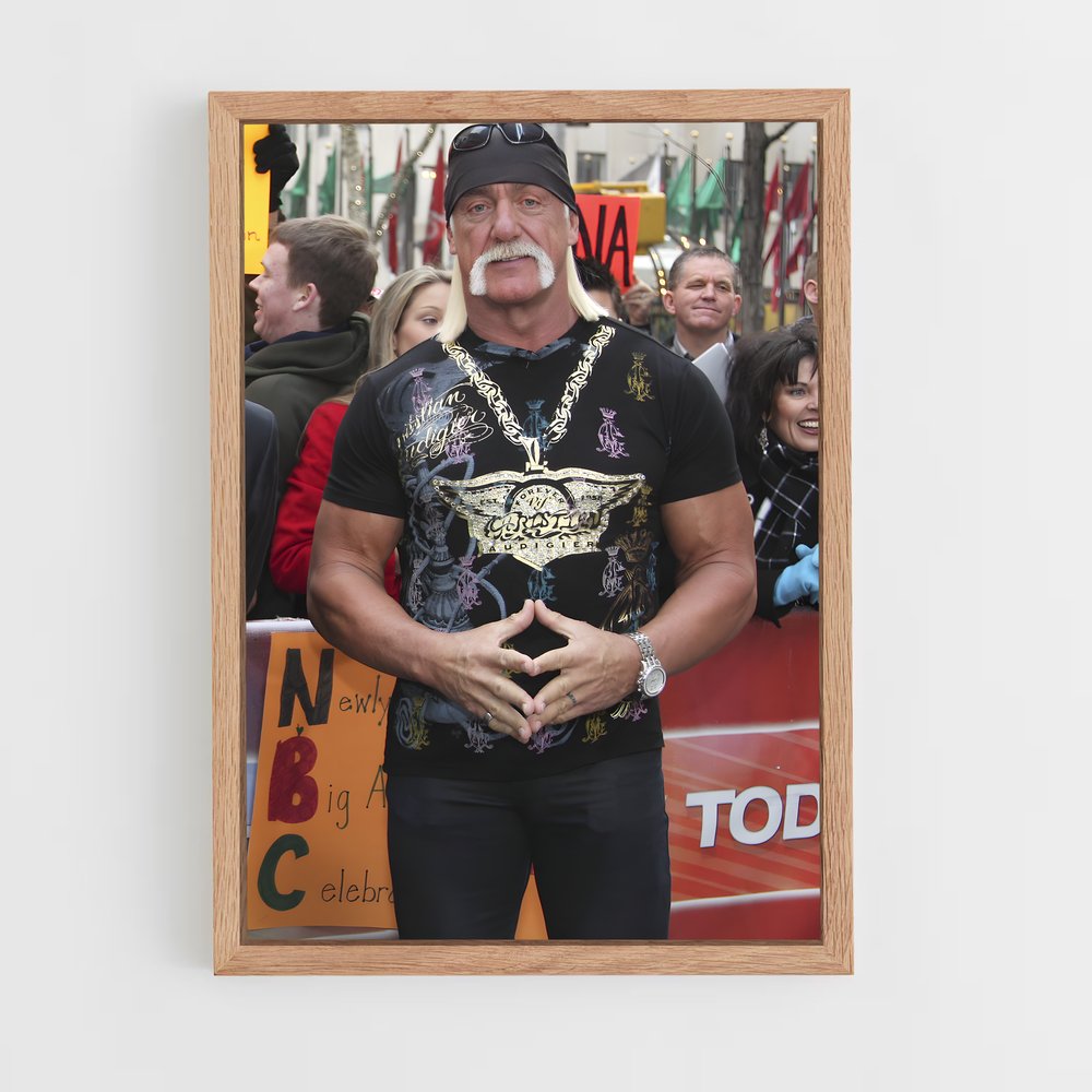 ap-hulk hogan-1 cadre Bois clair