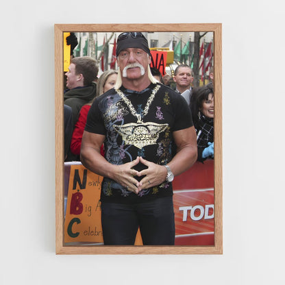 ap-hulk hogan-1 cadre Bois clair