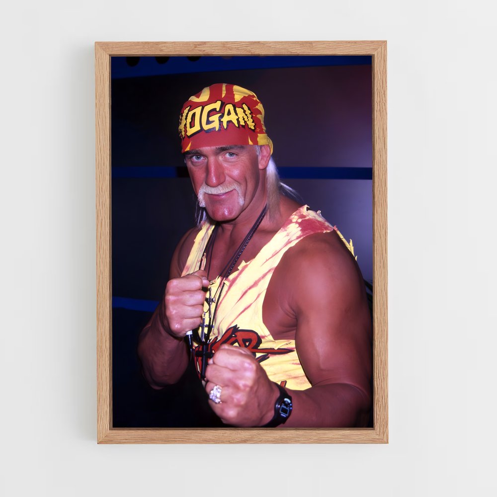 ap-hulk hogan-2 cadre Bois clair