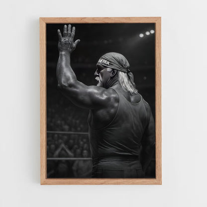 ap-hulk hogan-3 cadre Bois clair