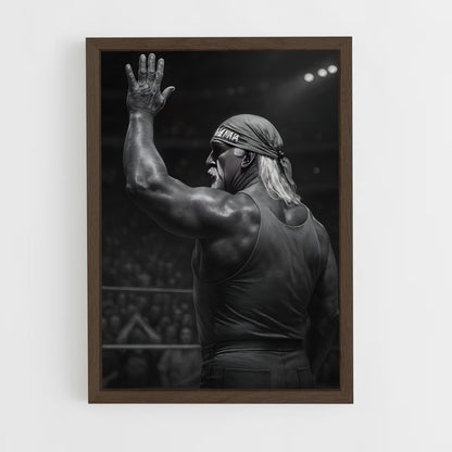 ap-hulk hogan-3 cadre Bois foncé