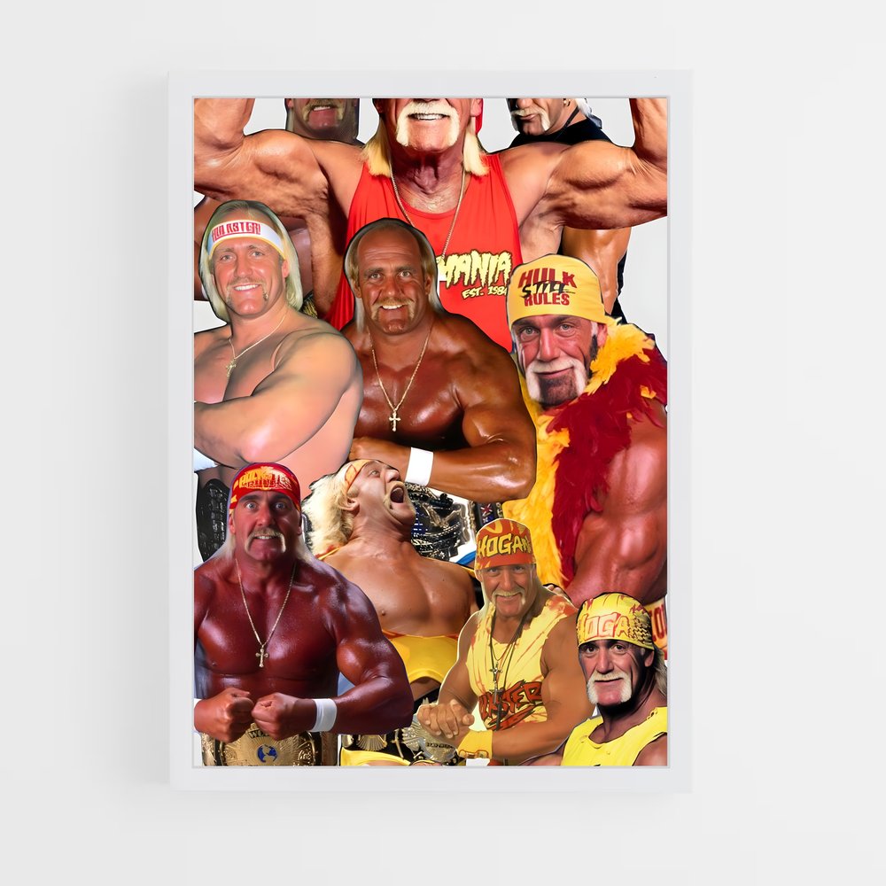ap-hulk hogan-5 cadre Blanc