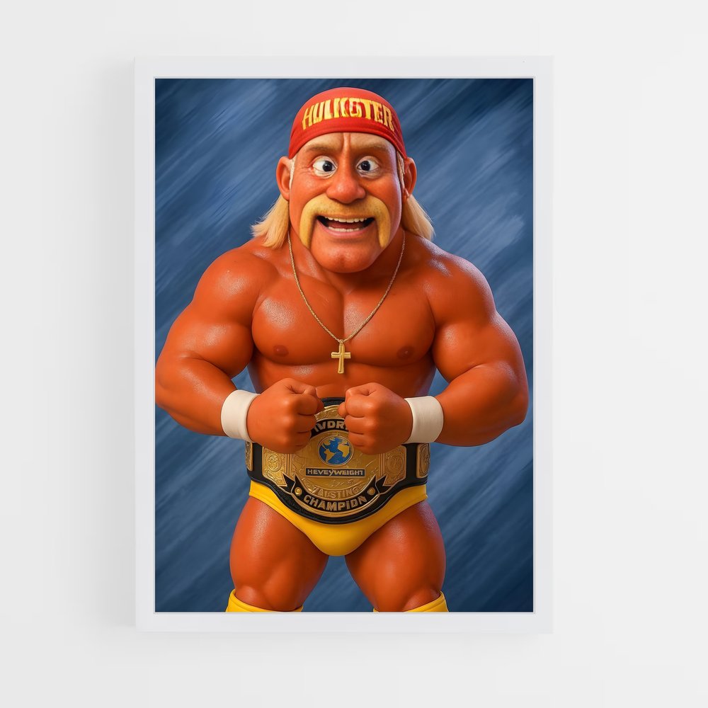 ap-hulk hogan-6 cadre Blanc