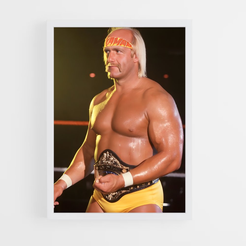 ap-hulk hogan-8 cadre Blanc