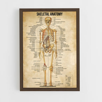ap-human anatomy-2 cadre Bois foncé