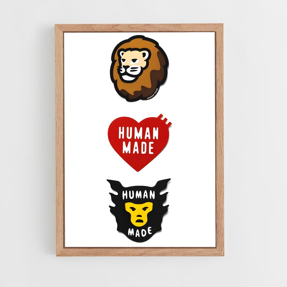 ap-human made-1 cadre Bois clair
