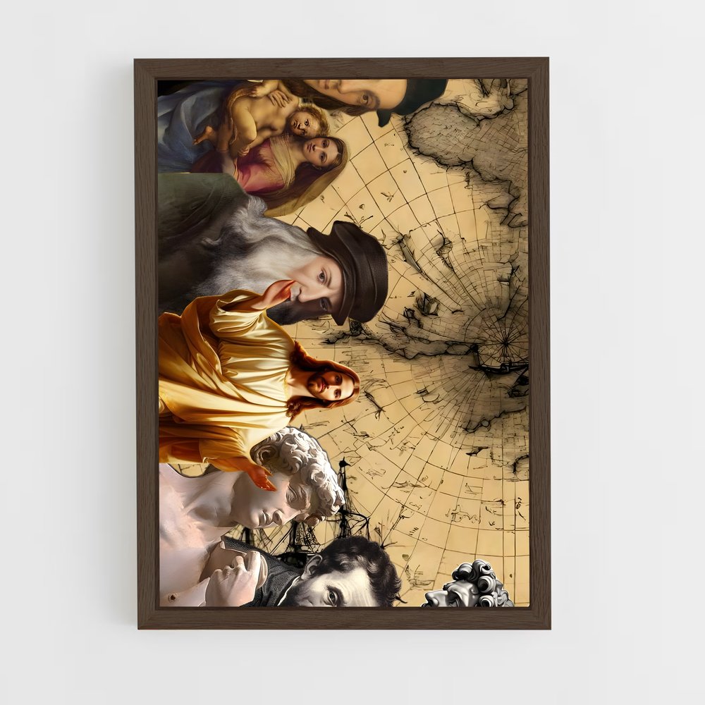 ap-humanism-2 cadre Bois foncé