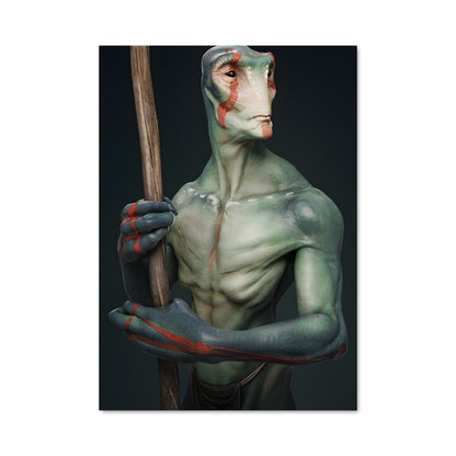 Poster Alien Guerrier