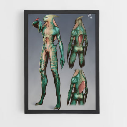 ap-humanoid alien-2 cadre Noir