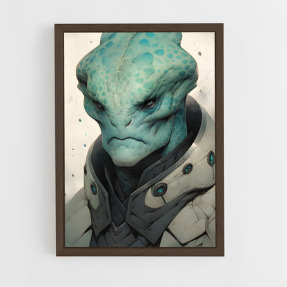 ap-humanoid alien-3 cadre Bois foncé
