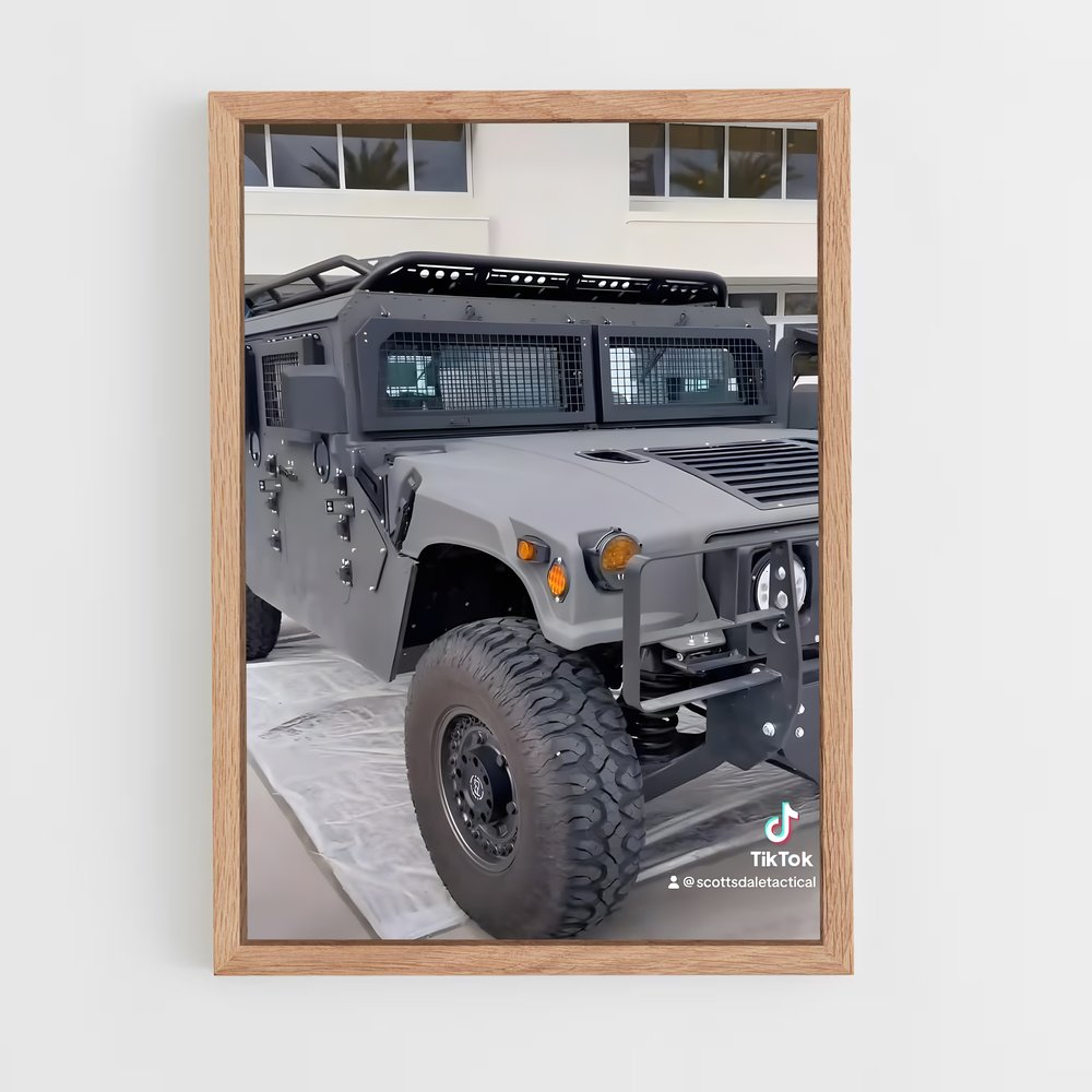ap-hummer h1-2 cadre Bois clair