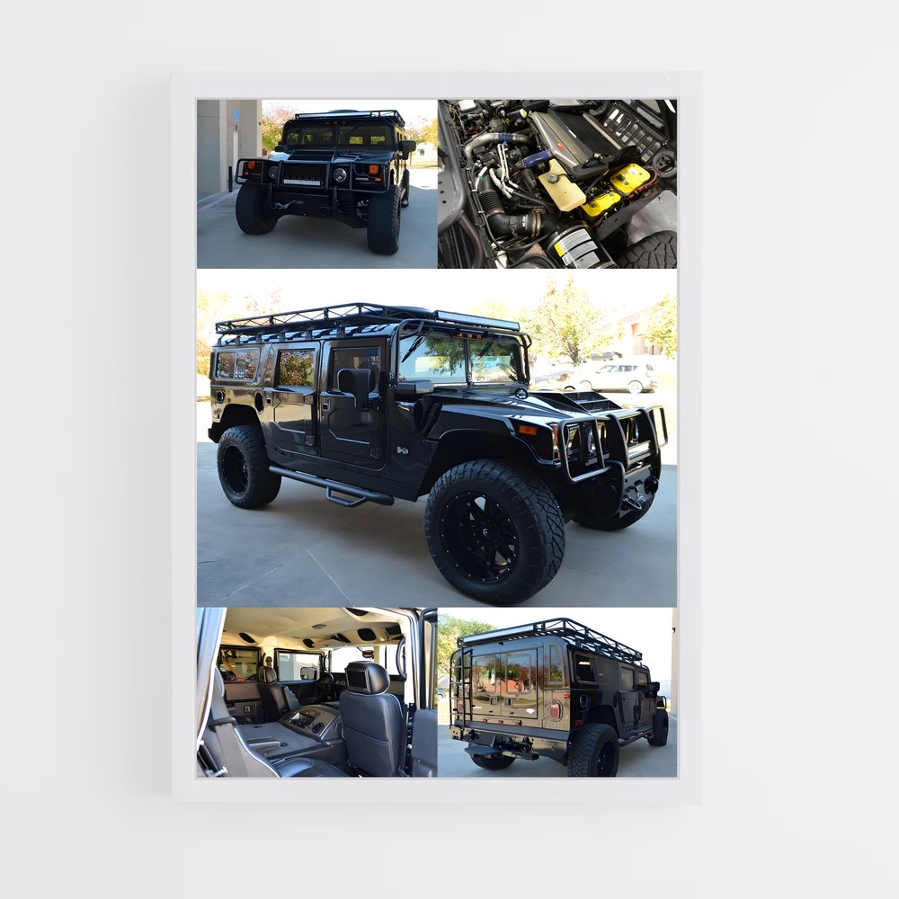 ap-hummer h1-3 cadre Blanc