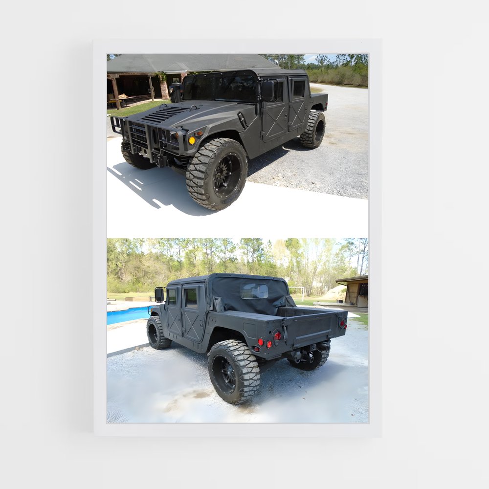 ap-hummer h1-4 cadre Blanc