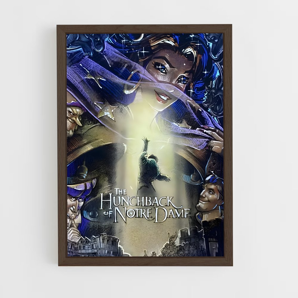 ap-hunchback of notre dame-3 cadre Bois foncé
