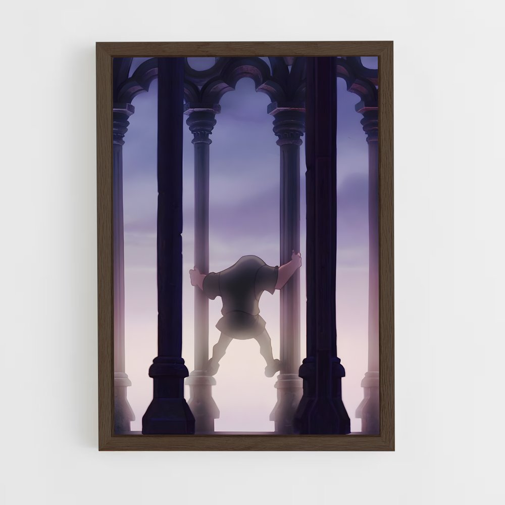 ap-hunchback of notre dame-7 cadre Bois foncé