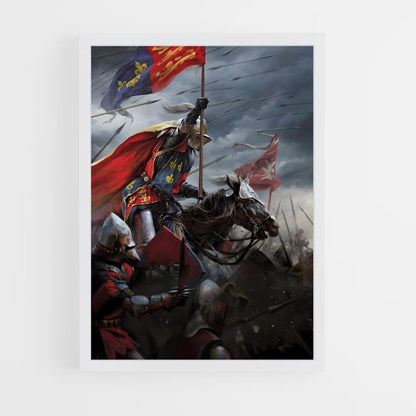 ap-hundred years war-1 cadre Blanc