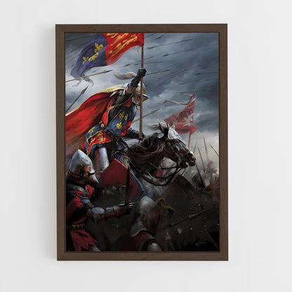 ap-hundred years war-1 cadre Bois foncé