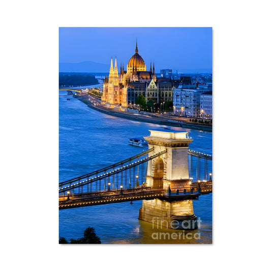 Poster Hongrois Élégant