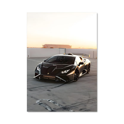 Poster Huracan Noir