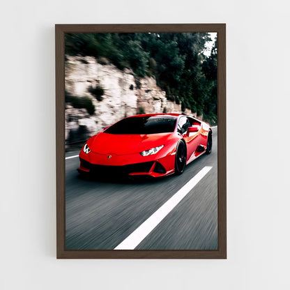 ap-huracan evo-6 cadre Bois foncé
