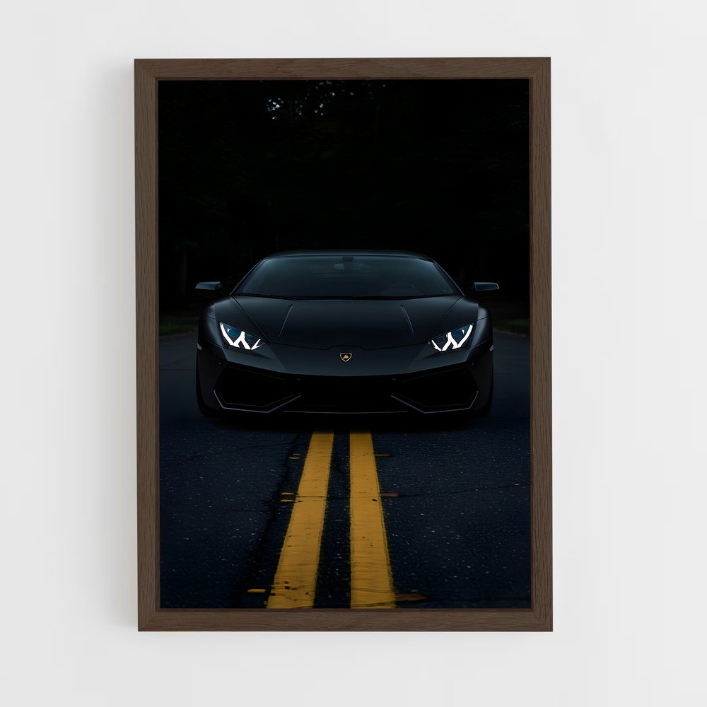 ap-huracan evo-8 cadre Bois foncé